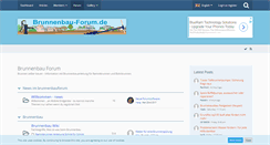 Desktop Screenshot of brunnenbau-forum.de